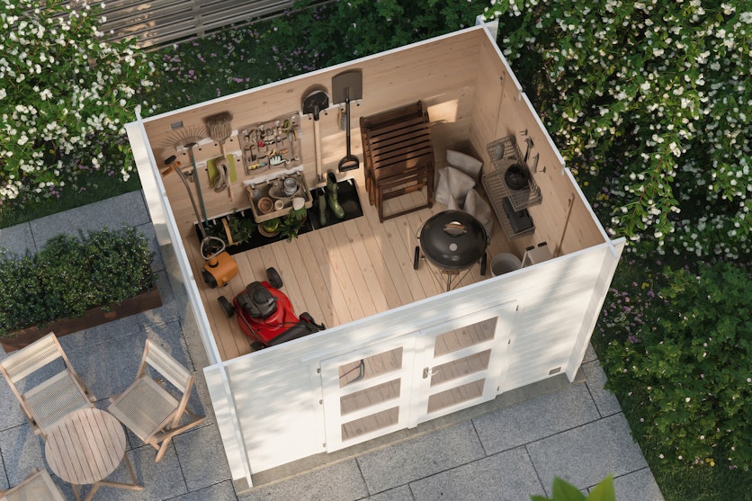 Polhus Storage Shed Hugo 6m² Double Door