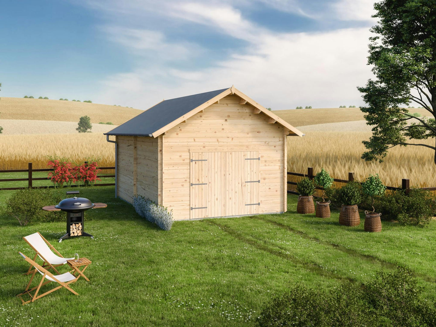 Garage Henrik 24 m²