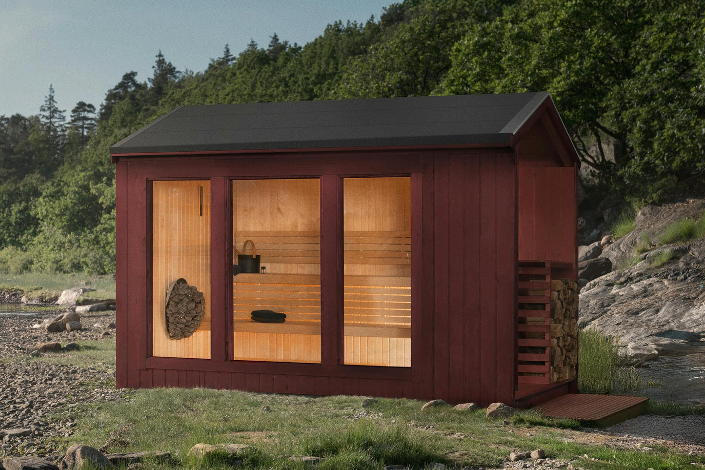 Sauna Markko exterior garden sauna