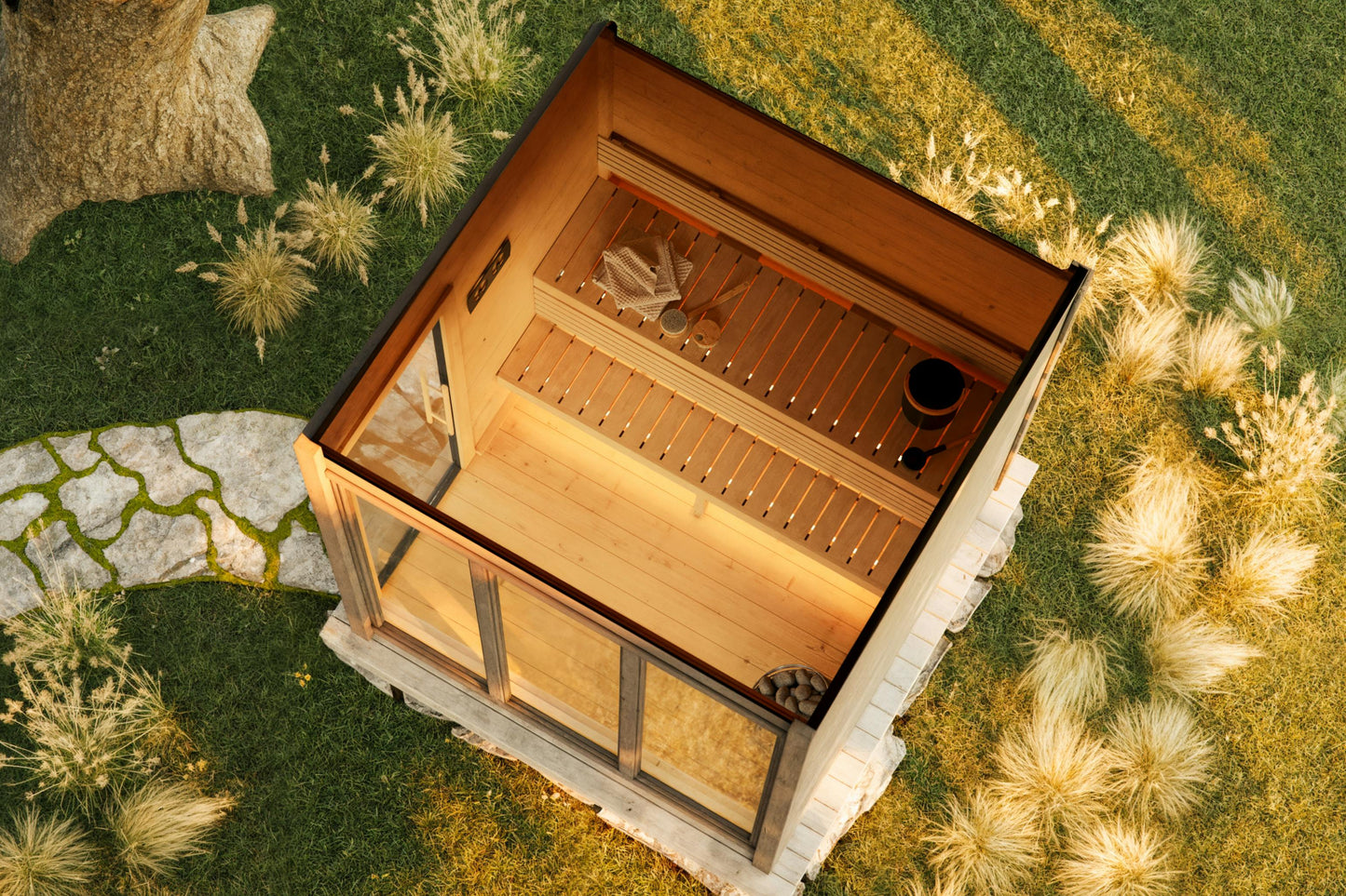 Sauna Irja top view