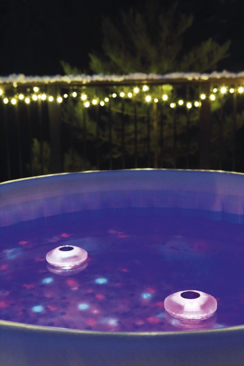 Floating hot tub light product packaging