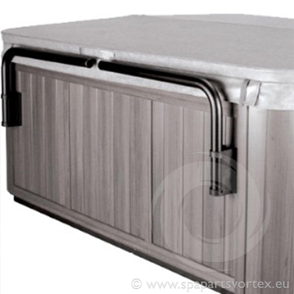 CoverShelf black spa cover holder for hot tubs up to 8ft