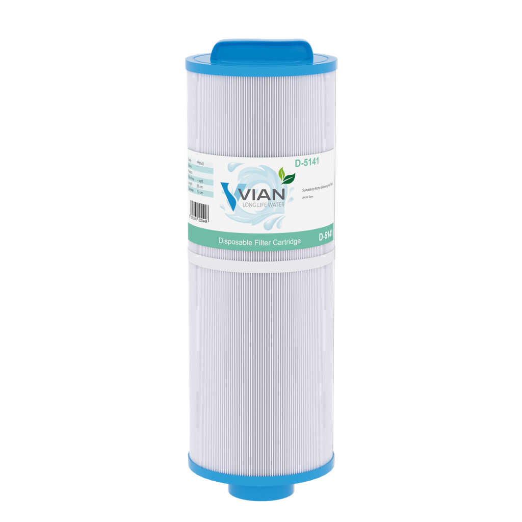Vian D-5141 hot tub filter cartridge close-up