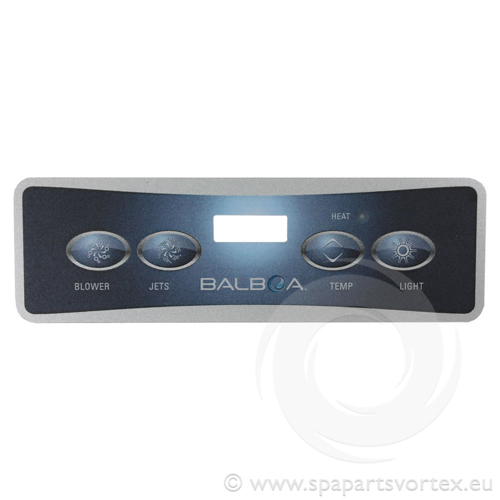 Balboa VL401 Overlay 4 Button 1 Pump + Air