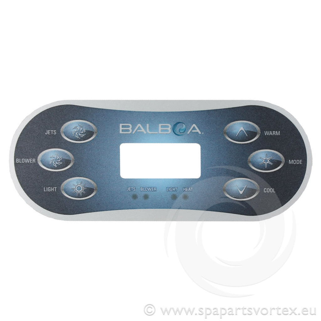 Balboa VL600S 6-button overlay 1 pump plus air