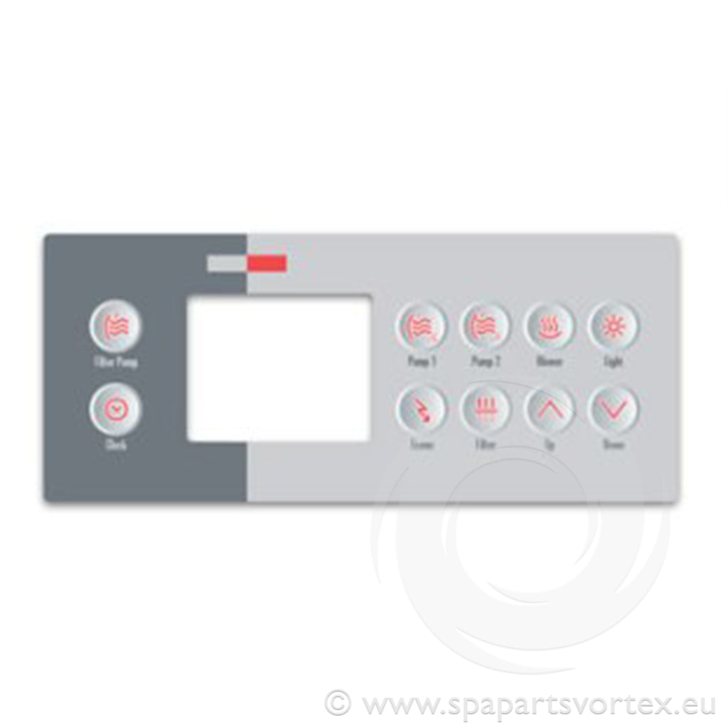 Gecko Overlay TSC-4 10key-GE1 spa control panel replacement