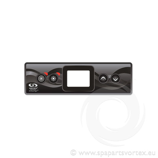 Gecko Overlay IN.K300 1 Pump replacement spa panel overlay