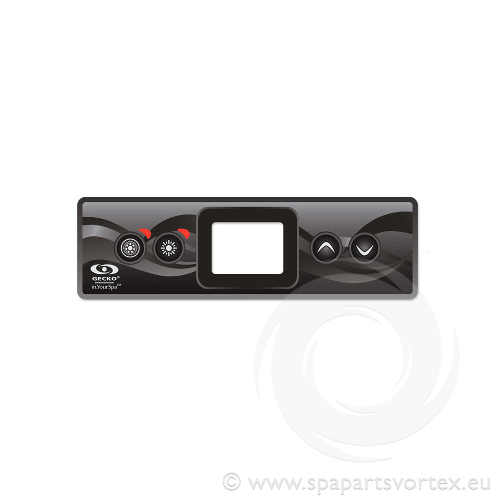 Gecko Overlay IN.K300 1 Pump replacement spa panel overlay