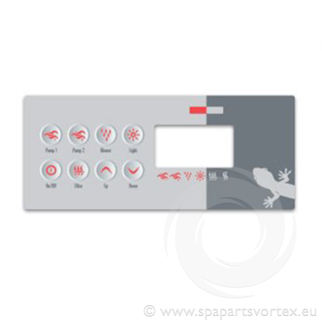 Gecko Overlay TSC-8 8 buttons spa control panel replacement