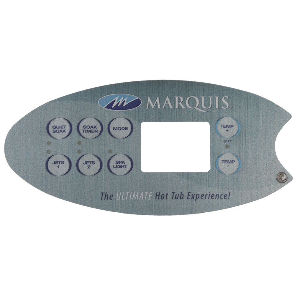 (650-0683) Marquis Spas Overlay MQ554 8 Button 2 Pump 2012