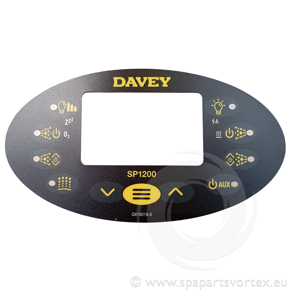 Davey SP1200 Oval replacement overlay