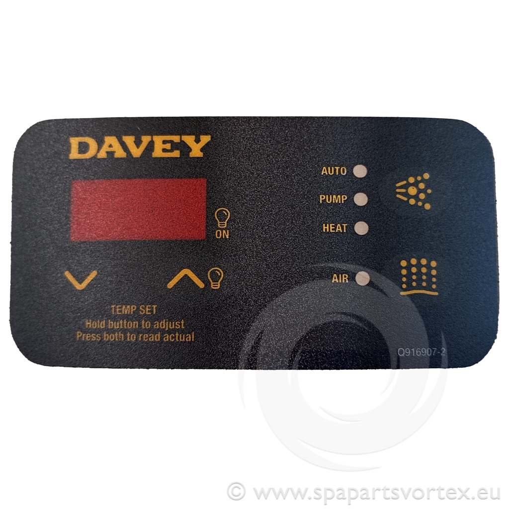 Davey SP601 Rectangular replacement overlay