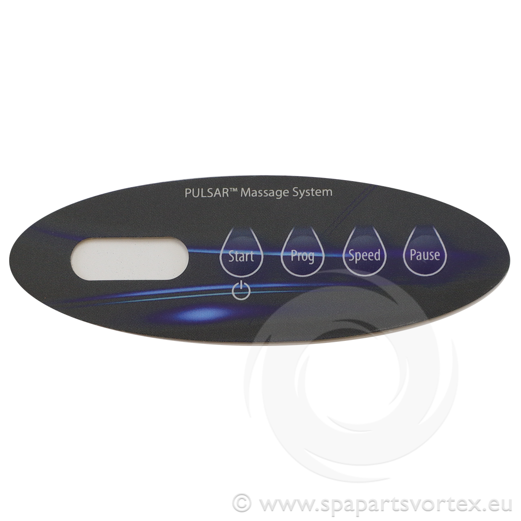 Wellis Pulsar sticker control panel overlay ACM0596