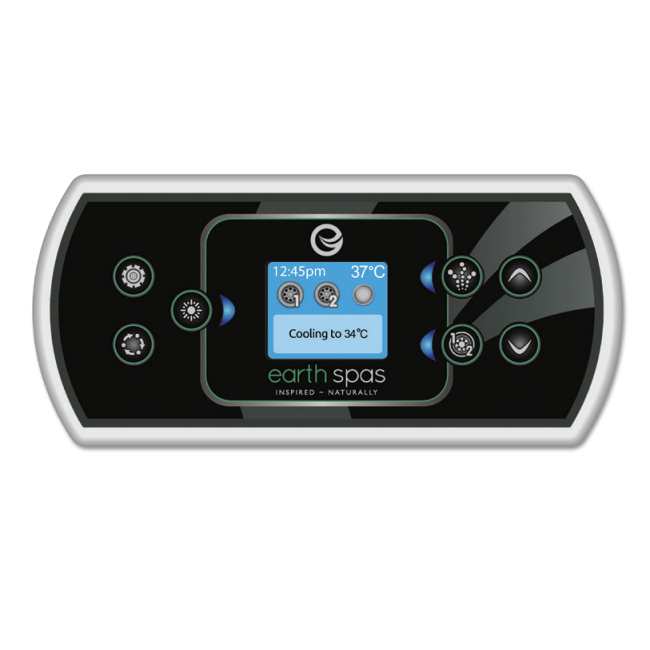 Earth Spa IN.K506 Topside Panel with overlay