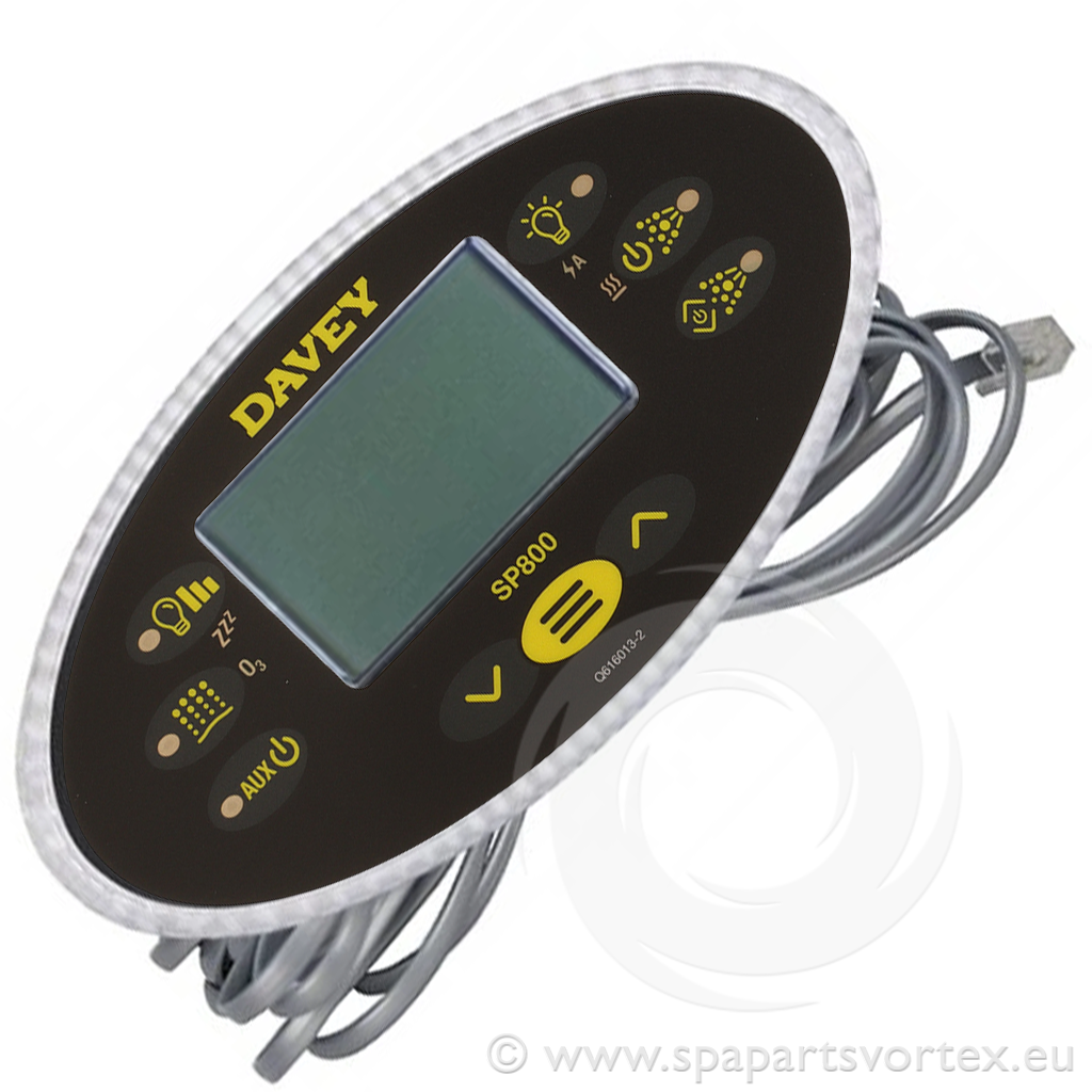 Davey SP800 touch panel front view