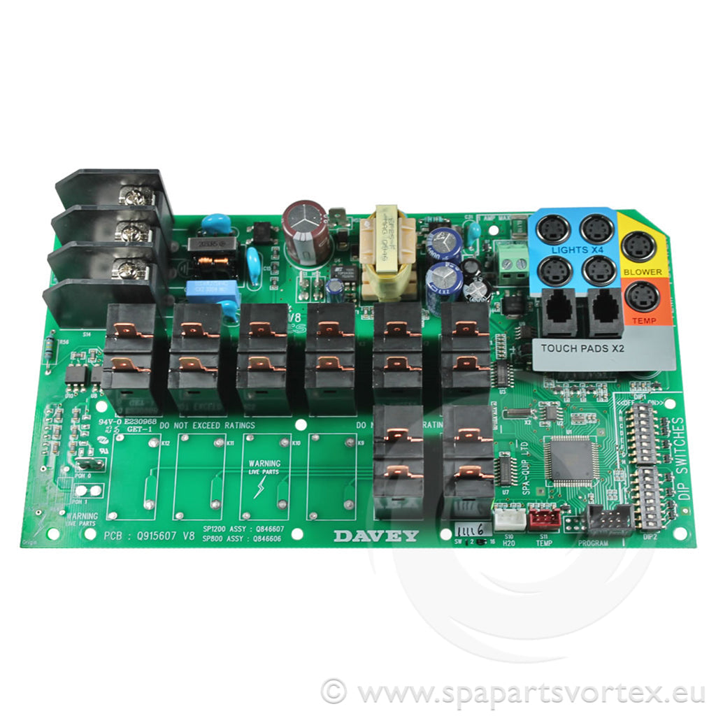 Davey Spa Power SP800 PCB replacement control board