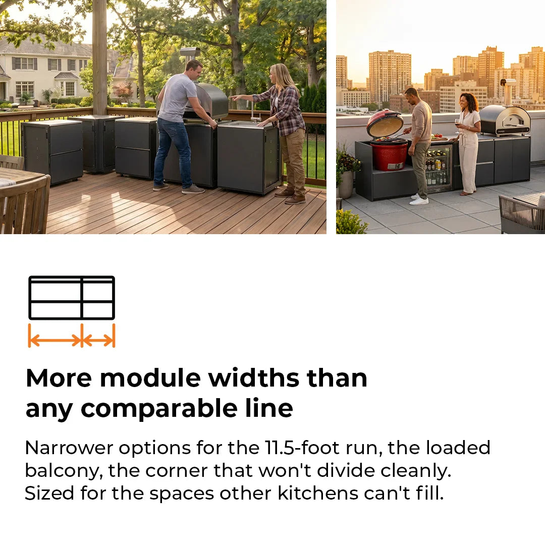 Fontana Forni Ember Oven Plus Outdoor Kitchen Cabinet