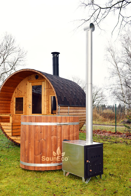 Chimney Module For Hot Tub Barrel