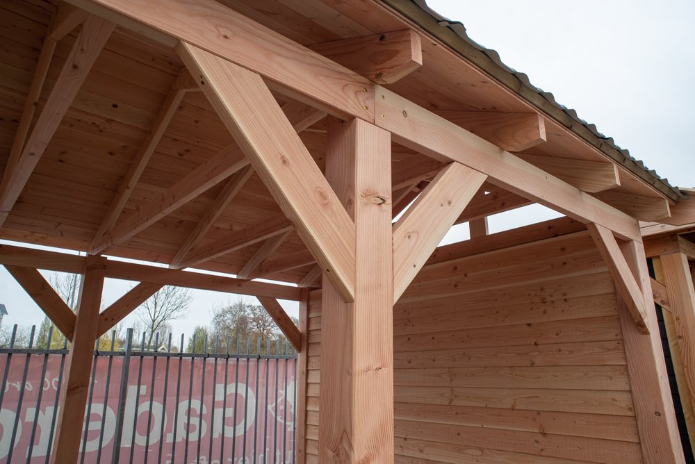 Tuin Aldgate Wooden Gazebo — Pitched Apex Roof View | The Warm Living