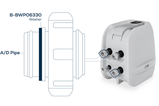 Lay-Z-Spa HydroJet Large Washer – A/D Pipe Seal