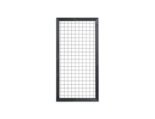 Wire Mesh Element With Frame - Black Coated