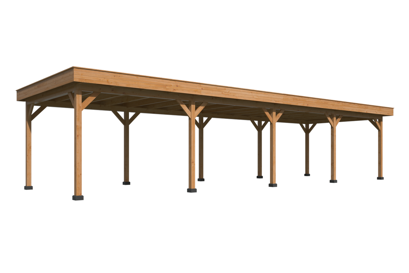 Douglas Fir Gazebo Phoebe 13.03m x 4.3m Large