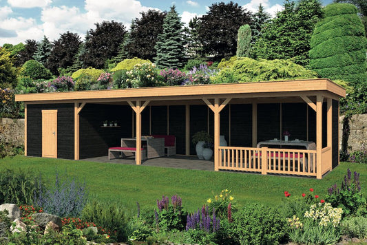 Selena Gazebo flat roof structure type diagram
