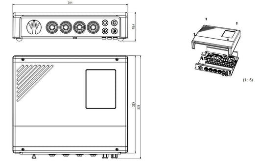 TYLÖ RB60, CONTACTOR BOX, 71016007