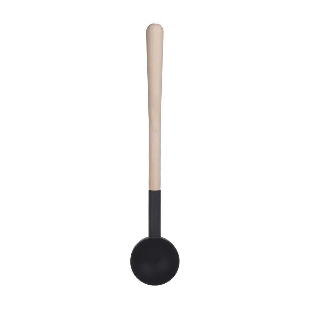 SAUFLEX LADLE, POWDER-COATED ALUMINIUM WITH PINE HANDLE, 53cm