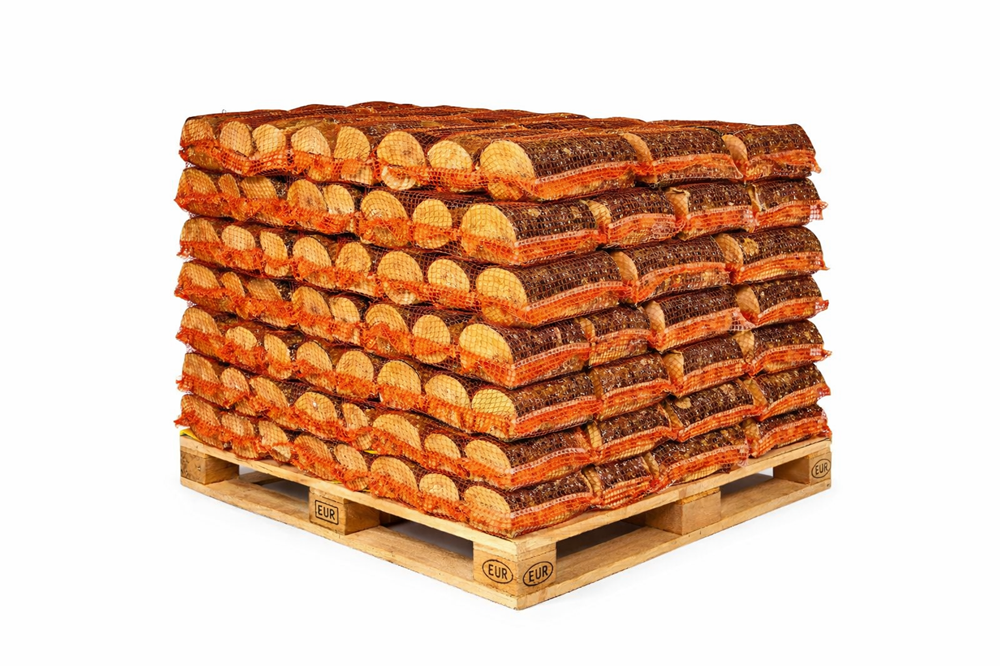 FIREWOOD IN A MESH BAG, 1 BASE 48 PACKS