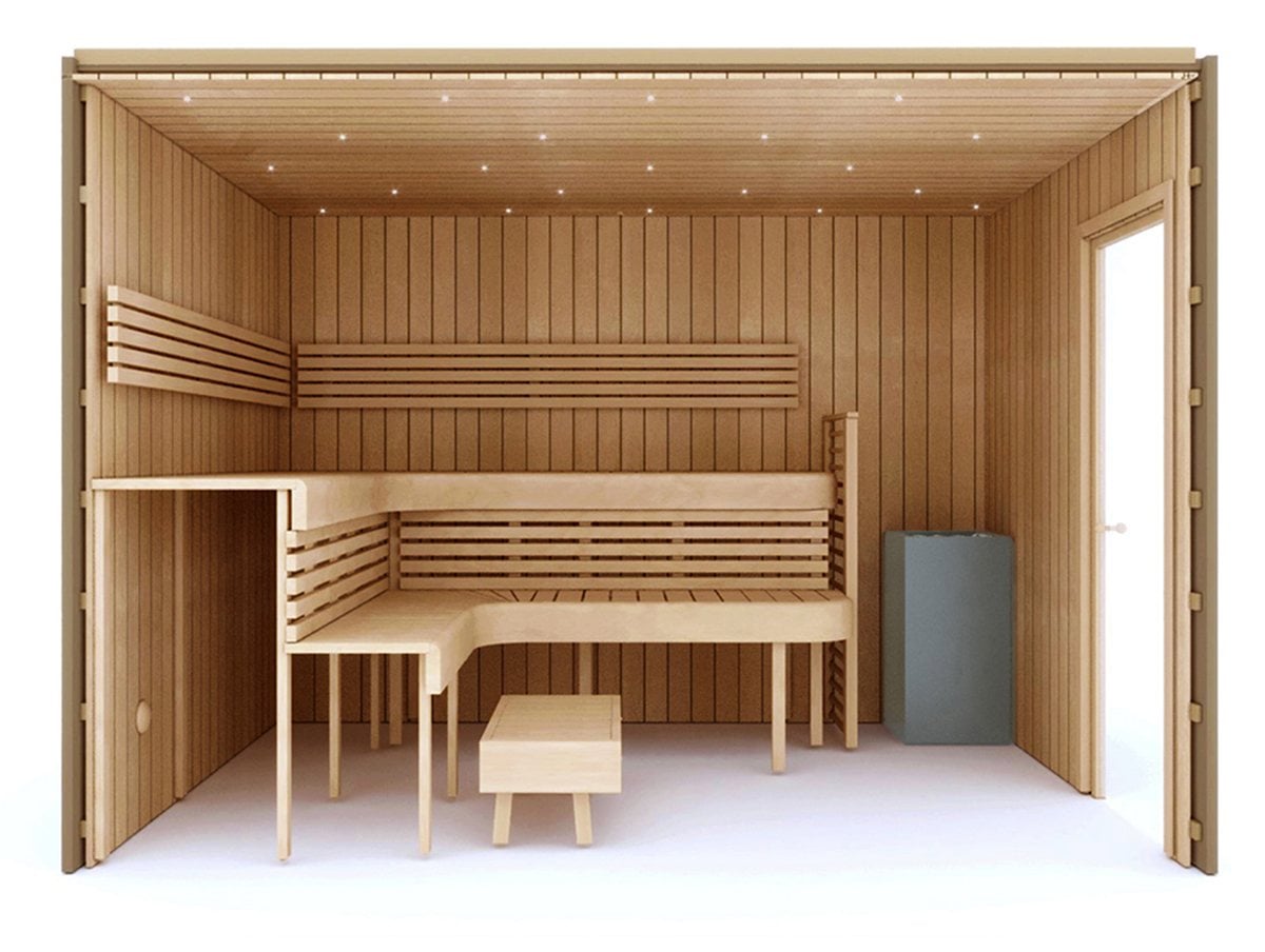 COMPLETE BUILDING KIT - SAUNA PREMIUM, THERMO-ASPEN by COMPLETE - The Warm Living UK