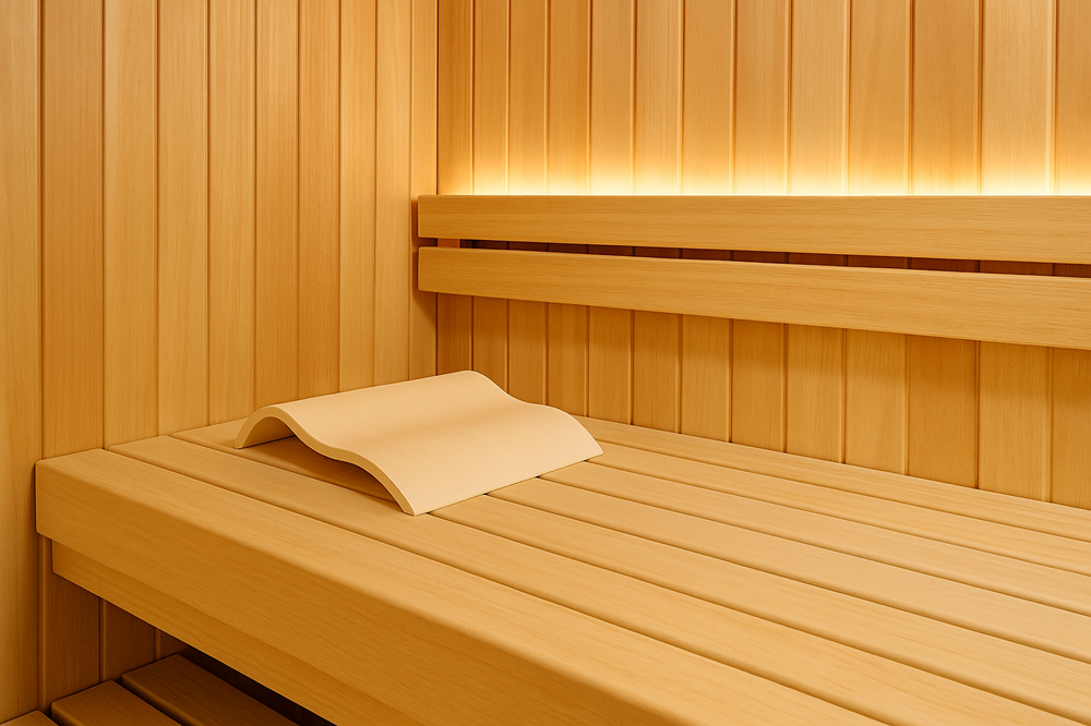 SAWO WOODEN HEADREST WAVE 515-A, ASPEN
