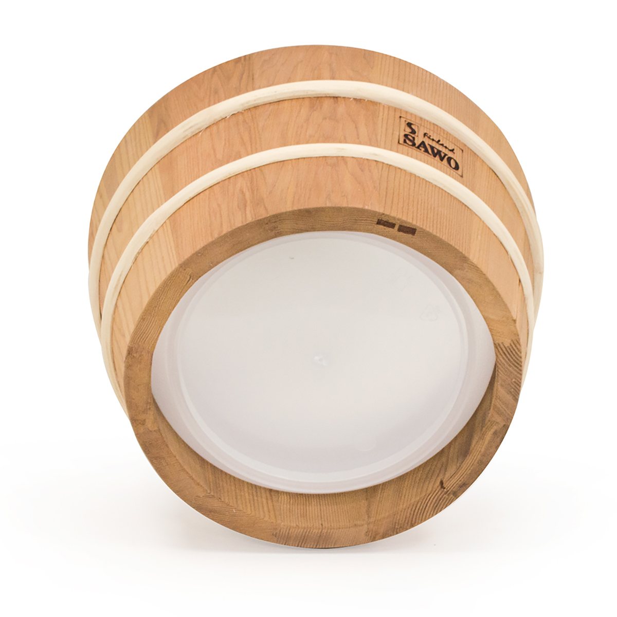 SAWO WOODEN PAIL WITH PLASTIC INSERT 340-D, CEDAR, 4L