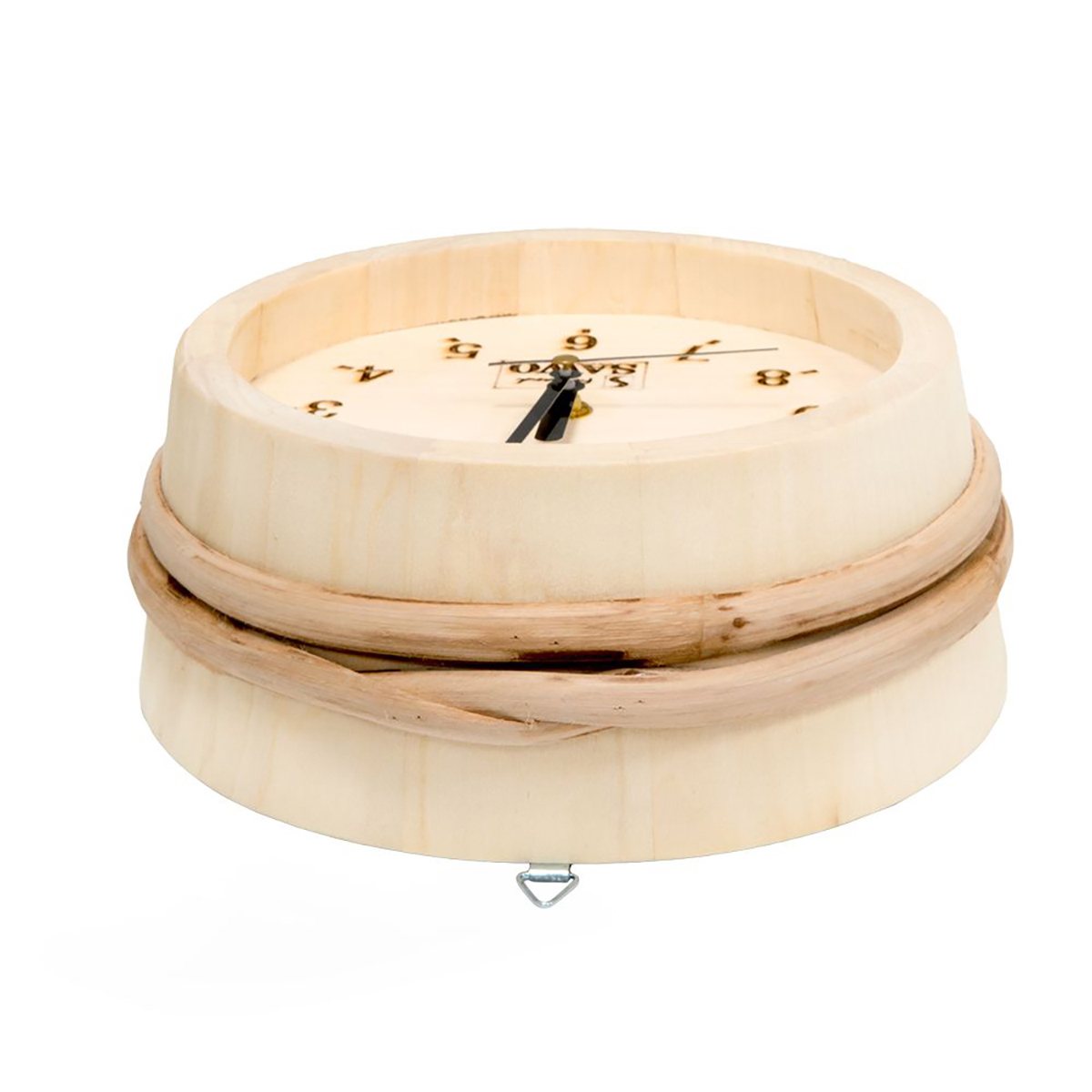 SAWO WOODEN PAIL-CLOCK 530