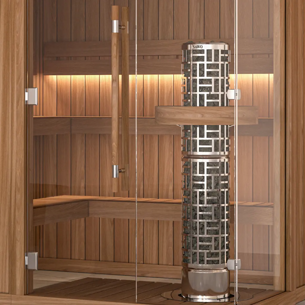 ELECTRIC SAUNA HEATER SAWO SAWO30 ROUND Ni2 SW3-45Ni2-P-C 4,5kW, WITHOUT CONTROL UNIT