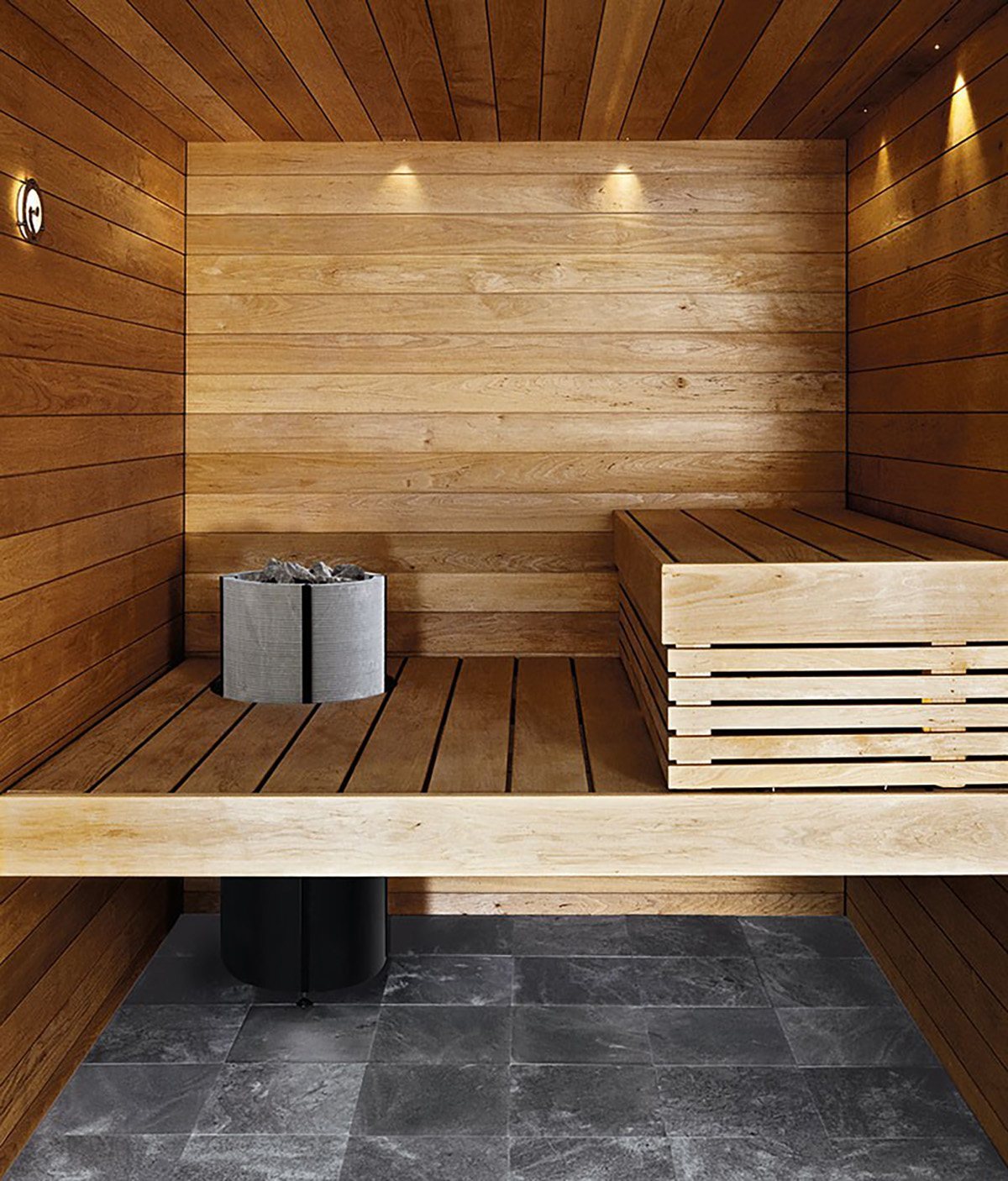 ELECTRIC SAUNA HEATER TULIKIVI NAAVA RIGATA D INTEGRATED SS036D, 6,8kW, WITHOUT CONTROL UNIT
