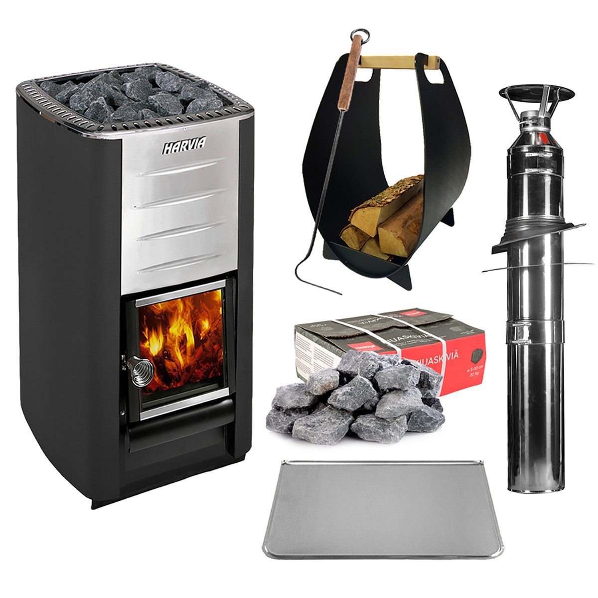 COMFORT – WOOD-BURNING SAUNA KIT
