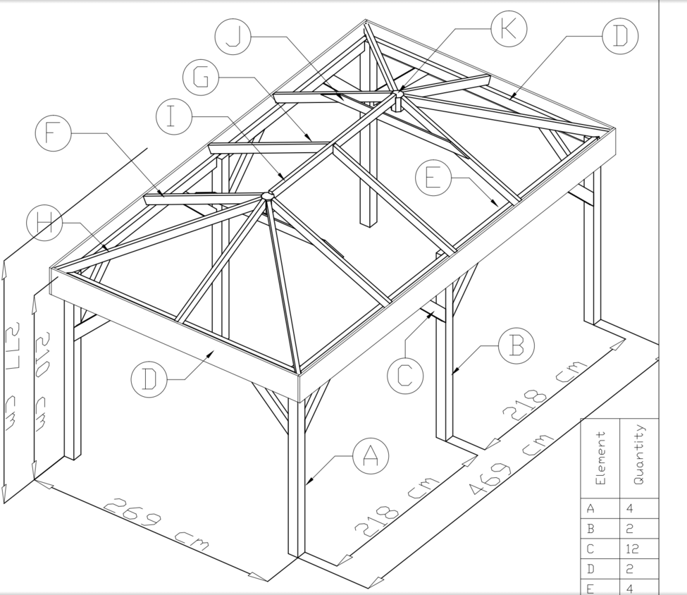 Samos Douglas Gazebo 2.9m x 4.9m