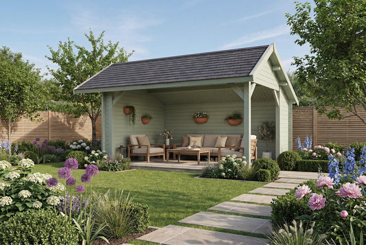 Thurin Log Cabin Gazebo 5m x 3.5m