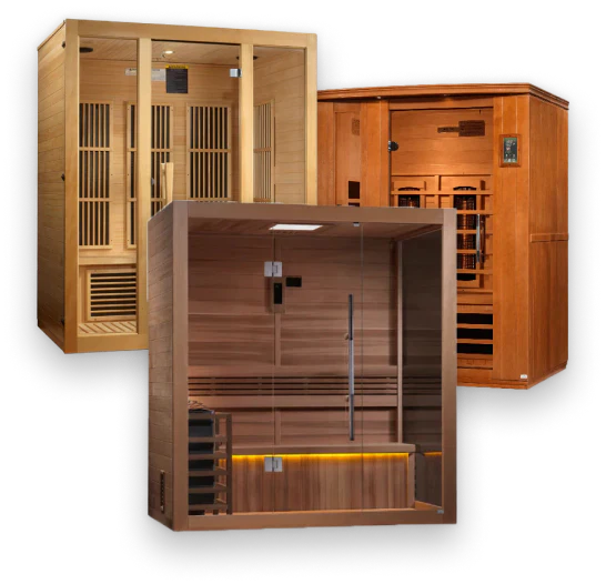 3 Person Saunas