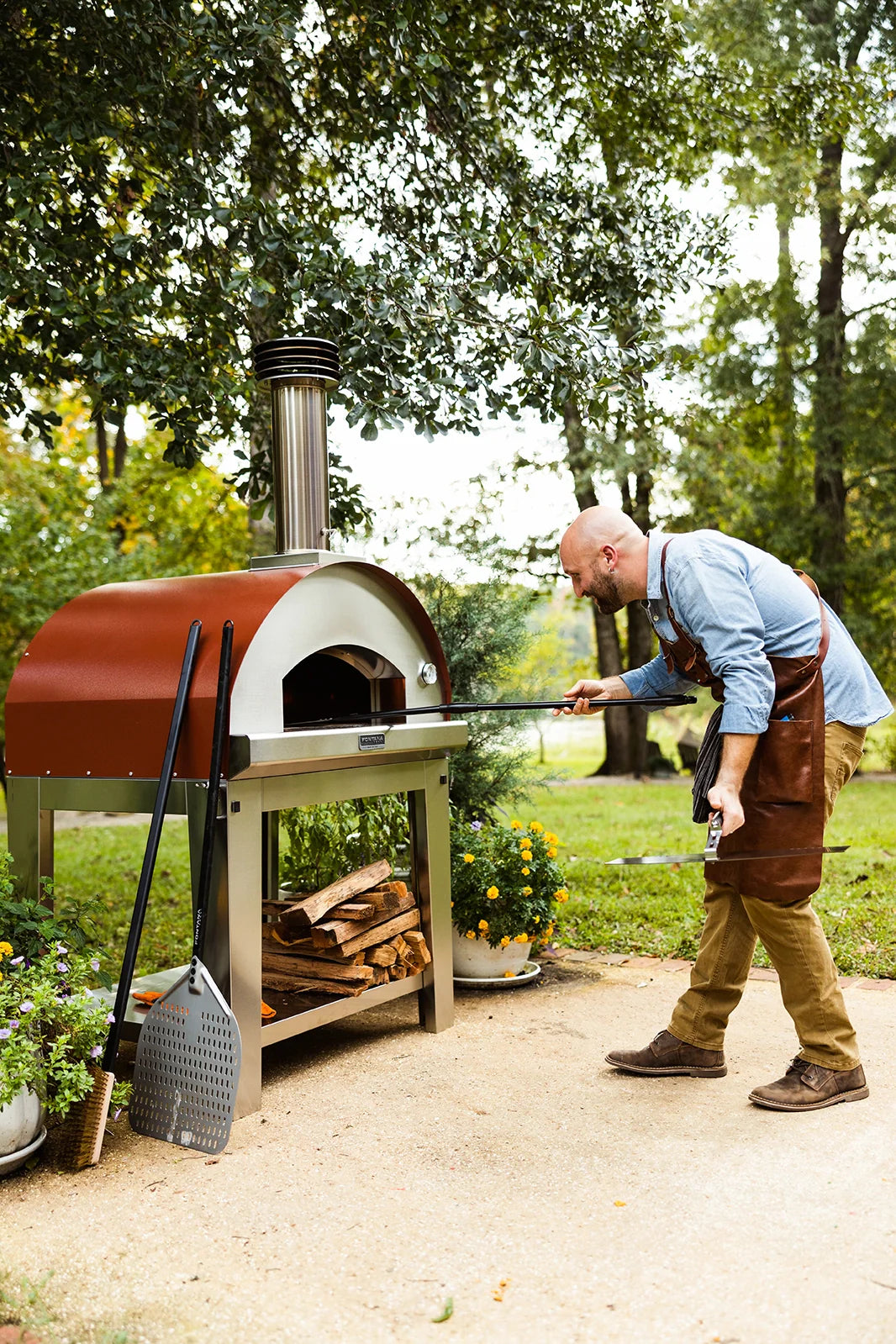 Fontana Mangiafuoco Wood-Fired Pizza Oven