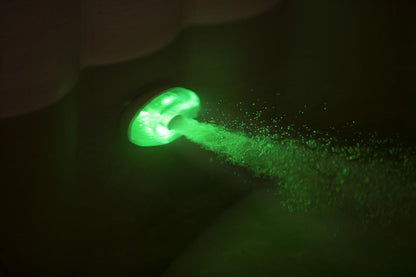 ColorJet LED light fitted on Lay-Z-Spa HydroJet hot tub jet