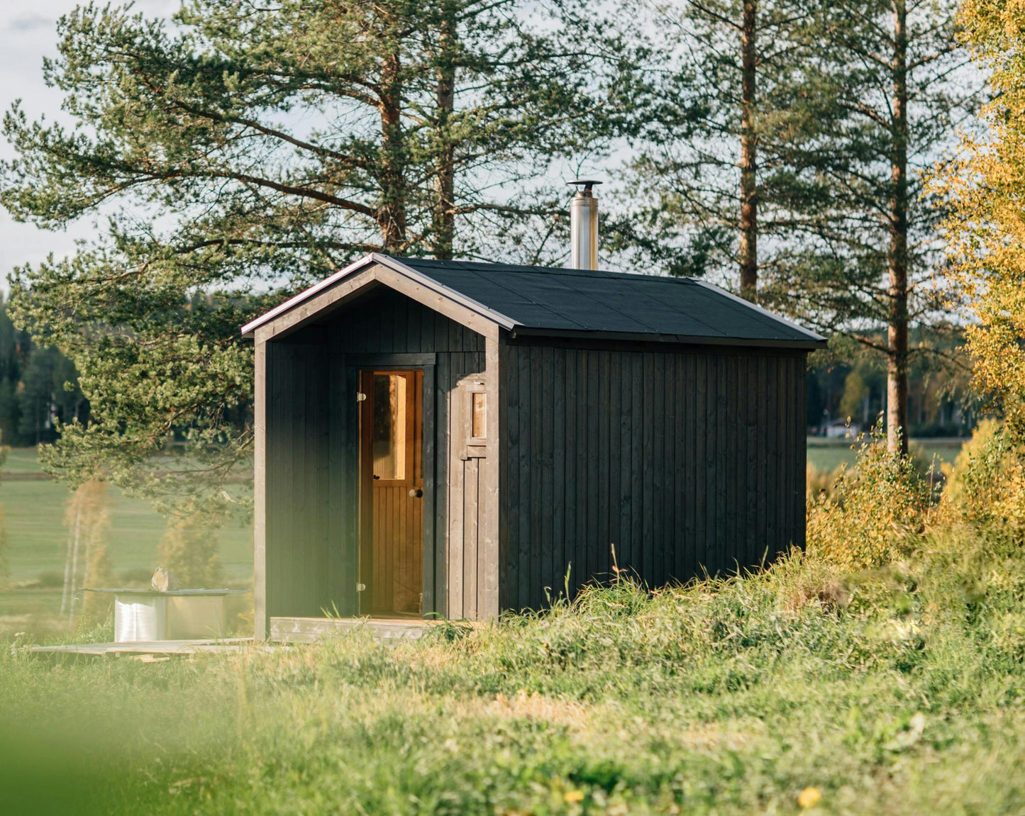 Sauna Timo Interior Aspen Benches
