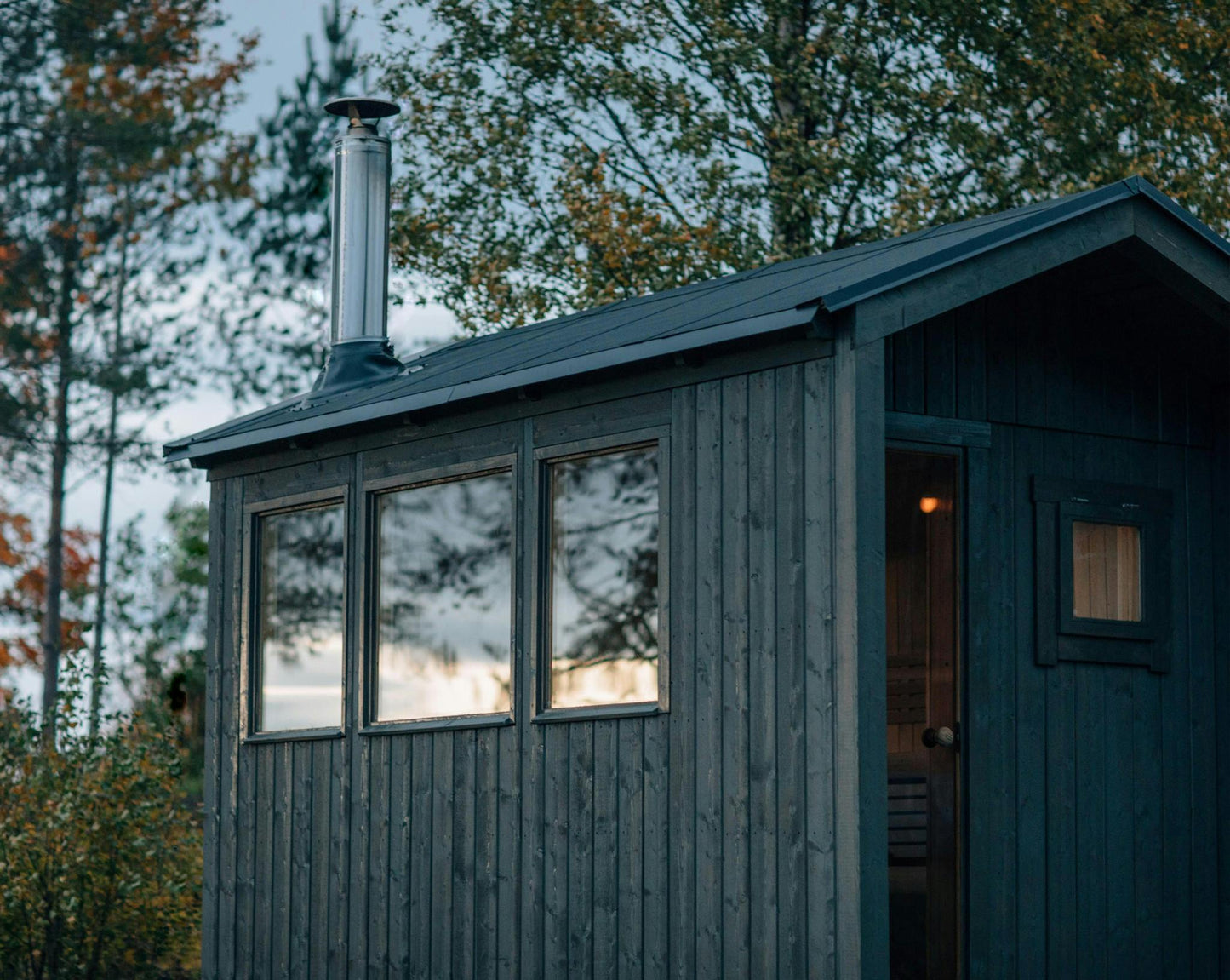 Polhus Sauna Timo 8.7m² – Garden Sauna for 6-8 People