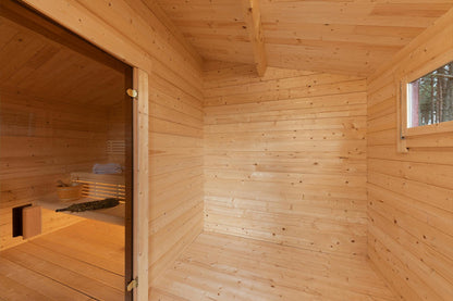 Sauna Folkbastun interior sauna room