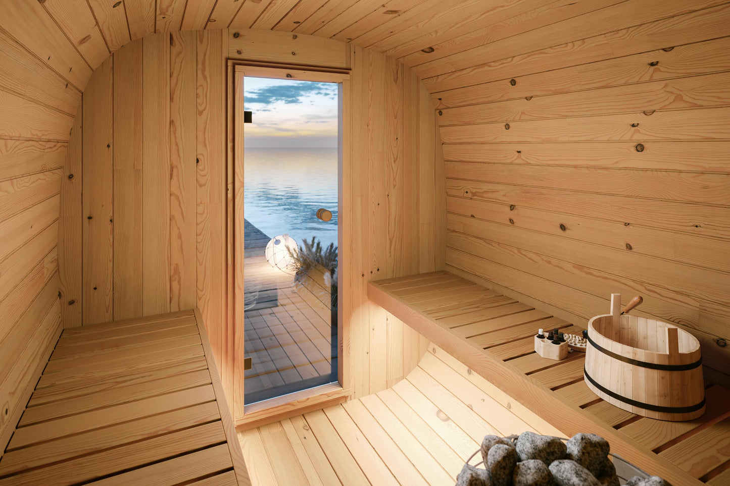 Sauna Selvik 4.6m² Garden Sauna 3-4 Person