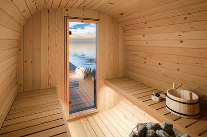 Sauna Selvik 4.6m² Garden Sauna 3-4 Person