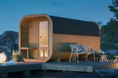 Polhus Sauna Husavik 8.4m² – Garden Sauna for 4-6 People