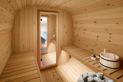 Polhus Sauna Husavik 8.4m² – Garden Sauna for 4-6 People