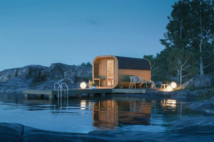 Polhus Sauna Husavik 8.4m² – Garden Sauna for 4-6 People